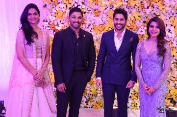 Celebs At Samantha Naga Chaitanya Wedding Reception